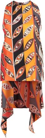 Pucci Asymmetrische Geometrische Top - Dames - Tops zonder mouwen - Veelkleurig - M - Tops