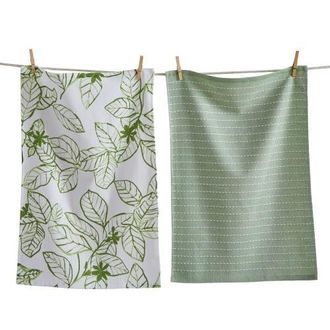 Tag Ainslie Hammam Terry Dishtowel S/2 Green Green Cotton Everyday at Nordstrom