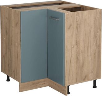 Vicco Mobile ad angolo cucina R-Line, Grigio-blu, 75.6 cm senza piano di lavoro Vicco