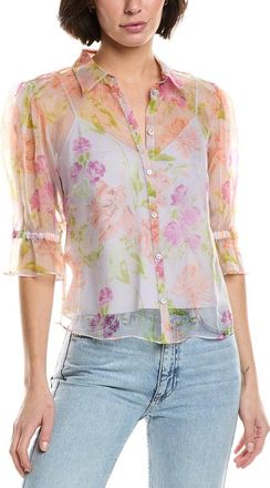 Cinq &agrave; Sept Fiona Midnight Silk Top