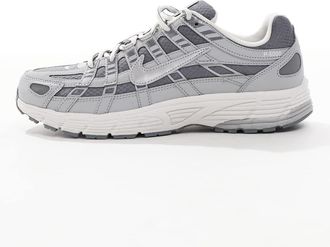 Nike P-6000 - Sneakers color grigio e bianco sporco