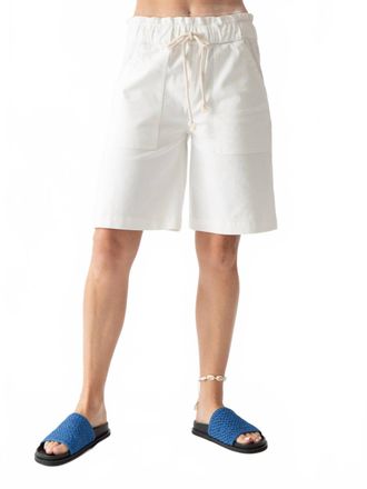 Electric & Rose Easy Bermuda Beach Shorts In Cloud