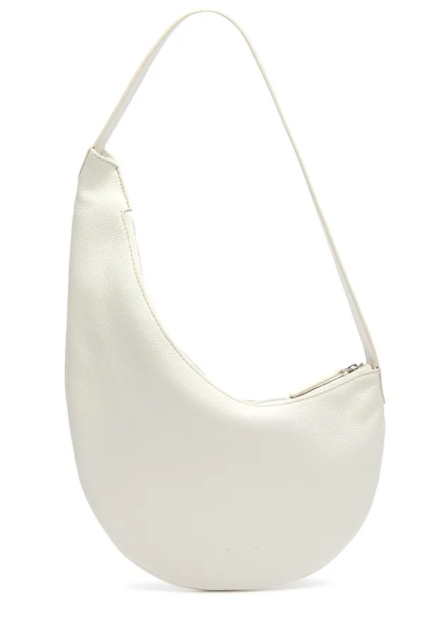 Lune Mini Leather Shoulder bag - White - One Size