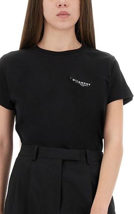 Givenchy Logo-Printed Cotton T-Shirt - Black