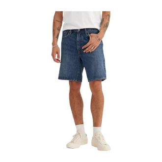 Levi's 468 Loose Denim Shorts - Heren - Denim shorts - Blauw - W31 - Denim - Korte Broeken