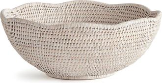 Napa Home & Garden Burma Rattan Scalloped Edge Bowl