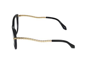 Bulgari BV50071I Chain-Link Temple Eyeglasses - Black