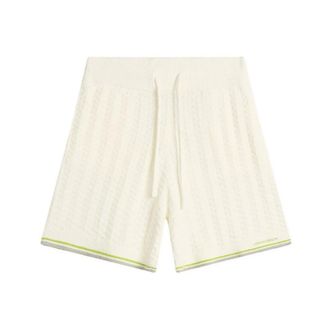 Casablanca Casual Shorts, male, White, Size: S Tennis Boucle Shorts
