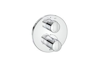 Roca Roca - Round - Grifo Termost&aacute;tico Empotrable Para Ba&ntilde;o-ducha T-1000 Color: Cromado