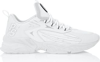 Plein Sport Lo-Top Sneakers Tiger Scratch Unisex in White/white at Nordstrom, Size 44