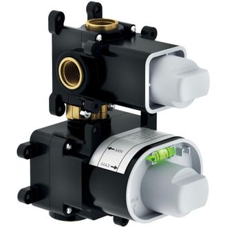 Nobili Rubinetterie WE00102 Corpo ad Incasso Miscelatore Termostatico Doccia, Cromo - Nobili