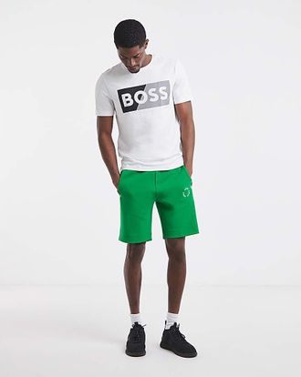 HUGO BOSS Green Circle Logo Sweat Short