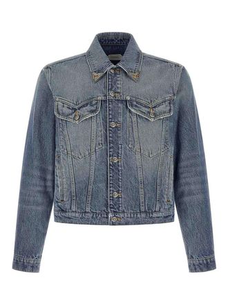 Versace medusa denim jacket