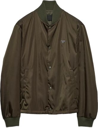 Prada Re-Nylon bomber jacket - Verde