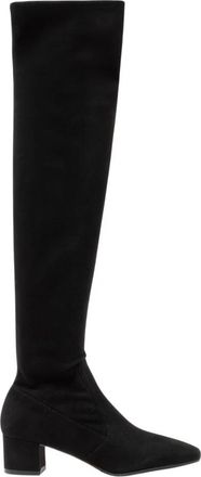 Parall&egrave;le Marguerite - Dames - Over de knie laarzen - Zwart - 37 1/2 EU - Leer - Schoenen