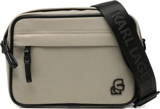Karl Lagerfeld Kkameo EW crossbody bag - women - Polyimide/Polyurethane - One Size - Neutrals