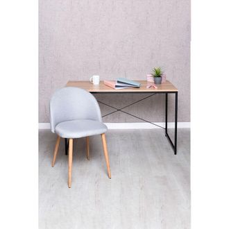 Regalos Miguel Regalos Miguel - Conjuntos De Mesa Y Sillas - Conjunto Escritorio Dek Y Silla Vint Tela - Gris Claro