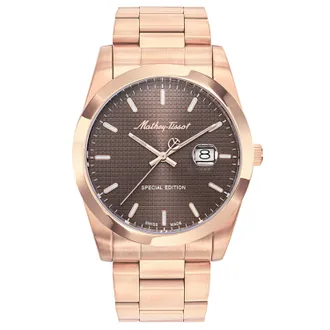 Mathey-Tissot Mens Classic Brown Dial Watch