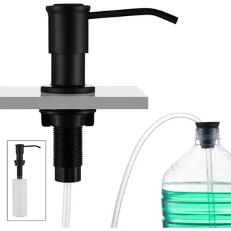 OEM Dispenser Di Sapone Integrato, Dispenser Di Sapone Per Lavello Da Cucina, Dispenser Di Sapone Incorporato Con Flacone Da 500 Ml E Prolunga Da 1,0 M, R