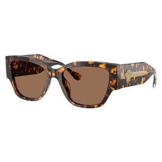 Versace Sunglasses, female, Brown, Size: 55 MM 0Ve4509U