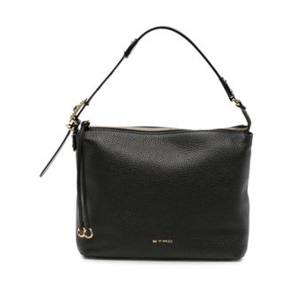 Etro Tassen, Dames, Zwart, ONE Size, Leer, Shoulder Bag