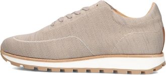 Rehab Schoenen, Heren, Beige, 42 EU, Leer, Stijlvolle Mason Knit Sneakers