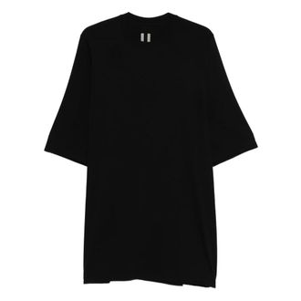 Rick Owens T-Shirts, male, Black, Size: XS Cotton T-shirt