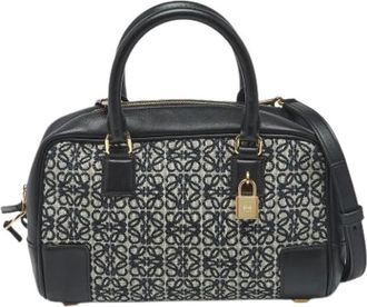 Loewe Pre-owned Handbags, female, Multicolor, Size: ONE SIZE Pre-owned Canvas Handbag