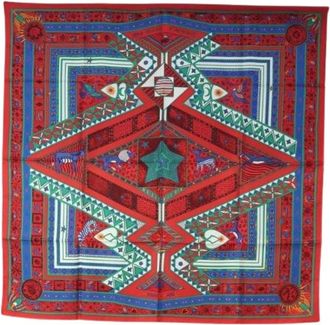 Herm&egrave;s Foulard in seta Pre-owned - - Pre-owned - Donna - Multicolore - ONE SIZE