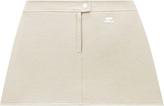 Courr&egrave;ges Reedition Vinyl Mini Skirt