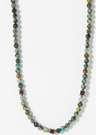 Mancino Mens Natural stone necklace