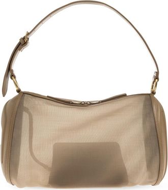 Diesel Load-D Schoudertas - Dames - Schoudertassen - Beige - ONE Size - Leer - Tassen