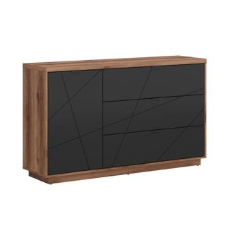 Petits Meubles Buf&eacute; 3 cajones y 1 puerta paneles de madera revestidos de melamina