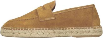 Marechiaro 1962 Espadrille Loafer van Su&egrave;de en Raffia - Heren - Espadrilles - Geel - 41 EU - Su&egrave;de - Schoenen