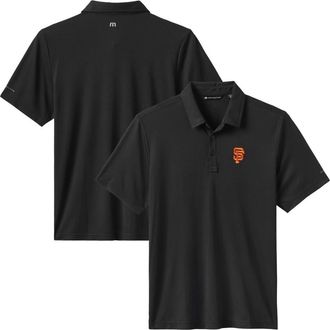 Travis Mathew Mens TravisMathew Black San Francisco Giants Playoff Pitch Tri-Blend Polo at Nordstrom, Size Xx-Large