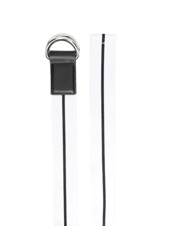 Palm Angels Womens Venice Track Tape Belt White Accessories >