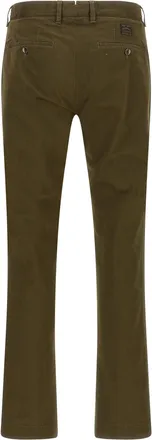 Incotex Cotton Canvas Trousers - Green