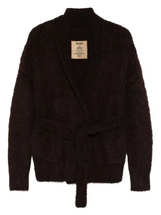 Uma Wang belted cardigan - Brown