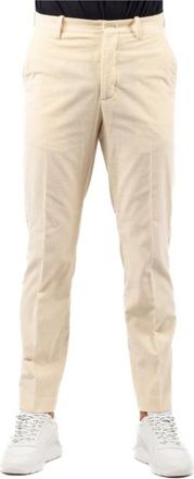 Hindustrie Heren Casual Broek - Heren - Slim Fit Broeken - Beige - M - Broeken