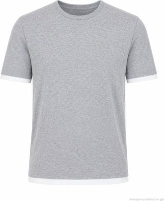 Majestic Filatures Uomo, Top, Grigio, M, new