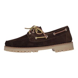 Marechiaro 1962 Suede veter platte schoen - Heren - Bootschoenen - Bruin - 43 EU - Leer - Schoenen