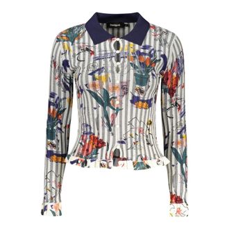 Desigual Flowpock Sweater - Knitwear - Mujer - Multicolor - XS