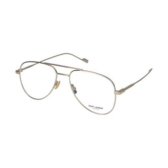 Saint Laurent Classic 11 Aviator Frame - male - Saint Laurent - Glasses - Yellow - 55 MM - Accessories