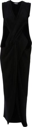 J.W.Anderson Abito - Dames - Maxi kleedjes - Zwart - 3XS - Kleedjes