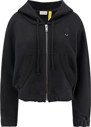 Moncler 6 Moncler Willow Smith Cotton Sweatshirt With Iconic Detail-Donna
