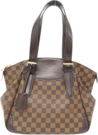 Louis Vuitton Pre-owned Verona Damier Schoudertas - Dames - Vintage Handtas - Bruin - ONE Size - Vintage