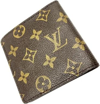 Louis Vuitton Pre-owned Monogram Kaarthouder - unisex - Vintage Accessoires - Bruin - ONE Size - Leer - Vintage