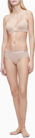 Calvin Klein Calvin Klein Womens Cotton Essentials Hipster - Brown - XS
