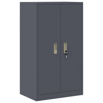vidaXL Armario De Almacenamiento Antracita 60 X 40 X 105 Cm Acero Vidaxl