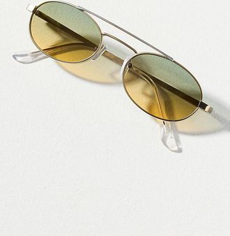 I-SEA Slim Mixed Metal Sunglasses